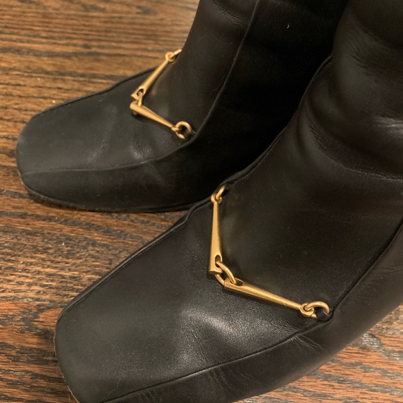 Tory Burch Black Heeled Boots - Picture 7 of 11